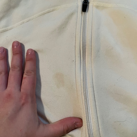 Cream Patagonia Zip Up Jacket - Picture 4 of 7